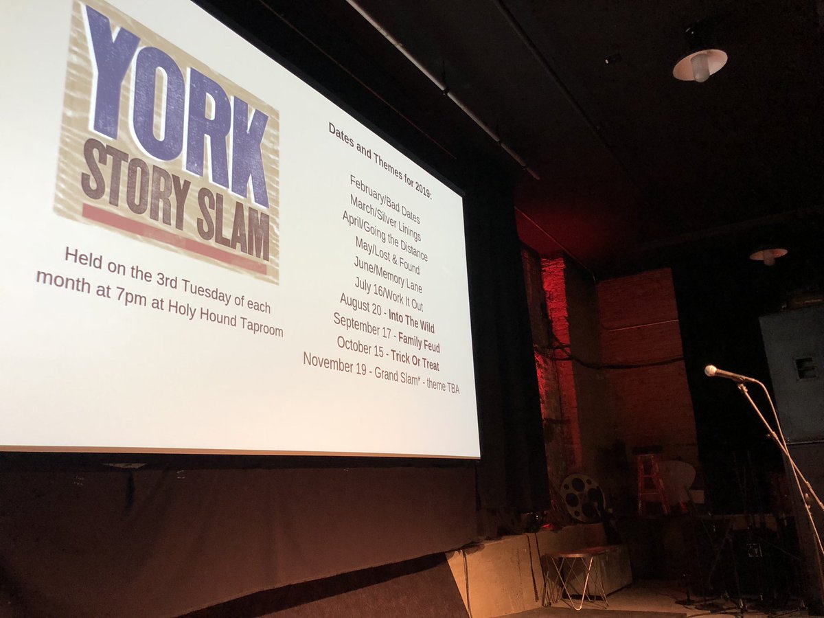 YorkStorySlam's tweet photo. We’re helping to host #LancStory this evening! Hope to see some of you over on this side of the river. https://t.co/aiOwy0CrBV