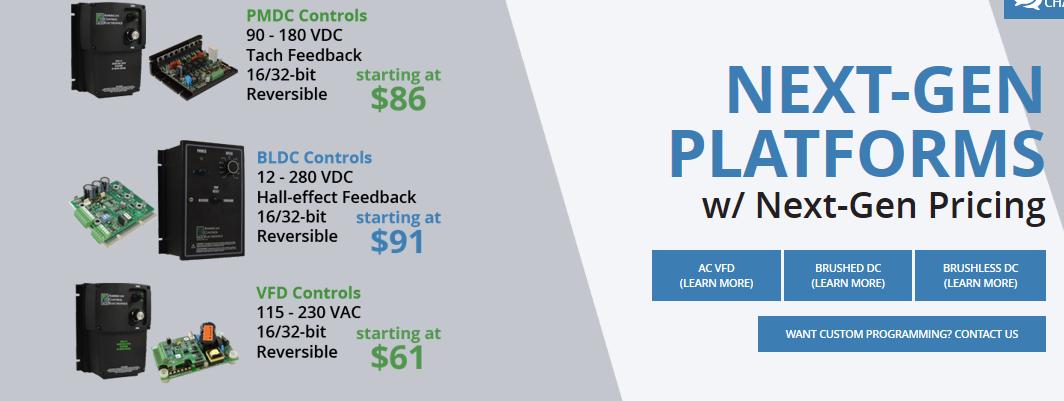 AmericanControl's tweet photo. Next Gen-Platforms with Next-Gen Pricing – PMDC, BLDC and VFD Controls @AmericanControl #nextgen #vfd 
https://t.co/cFX30hHfgI https://t.co/WFgyxia9Zi