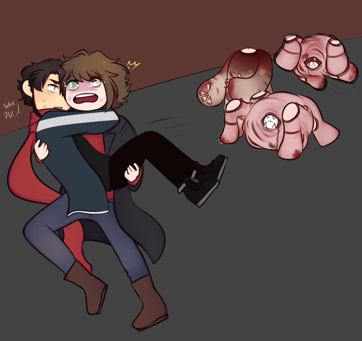 EliCookie_'s tweet photo. #InfectedSleep || @Suki_Art180 ||
Estaba aburrida en la noche e hice esto(? Adoro a estos nenes y aunque Nick probablemente podría librarse de los parásitos pero Felix por reacción se lo lleva por seguridad JBASGASGAS
(Solo pongo el # por los parásitos(?) https://t.co/QqE7T61Qea