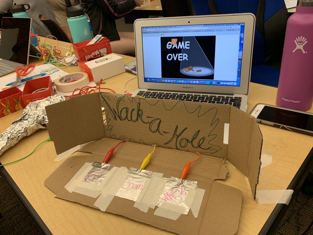 DesignMakeTeach's tweet photo. Super awesome @makeymakey fun w/ Smithsonian @airandspace Teacher Innovator Institute today #TII19 #TII2019 #MakerEd https://t.co/MA7P1Pi5QI