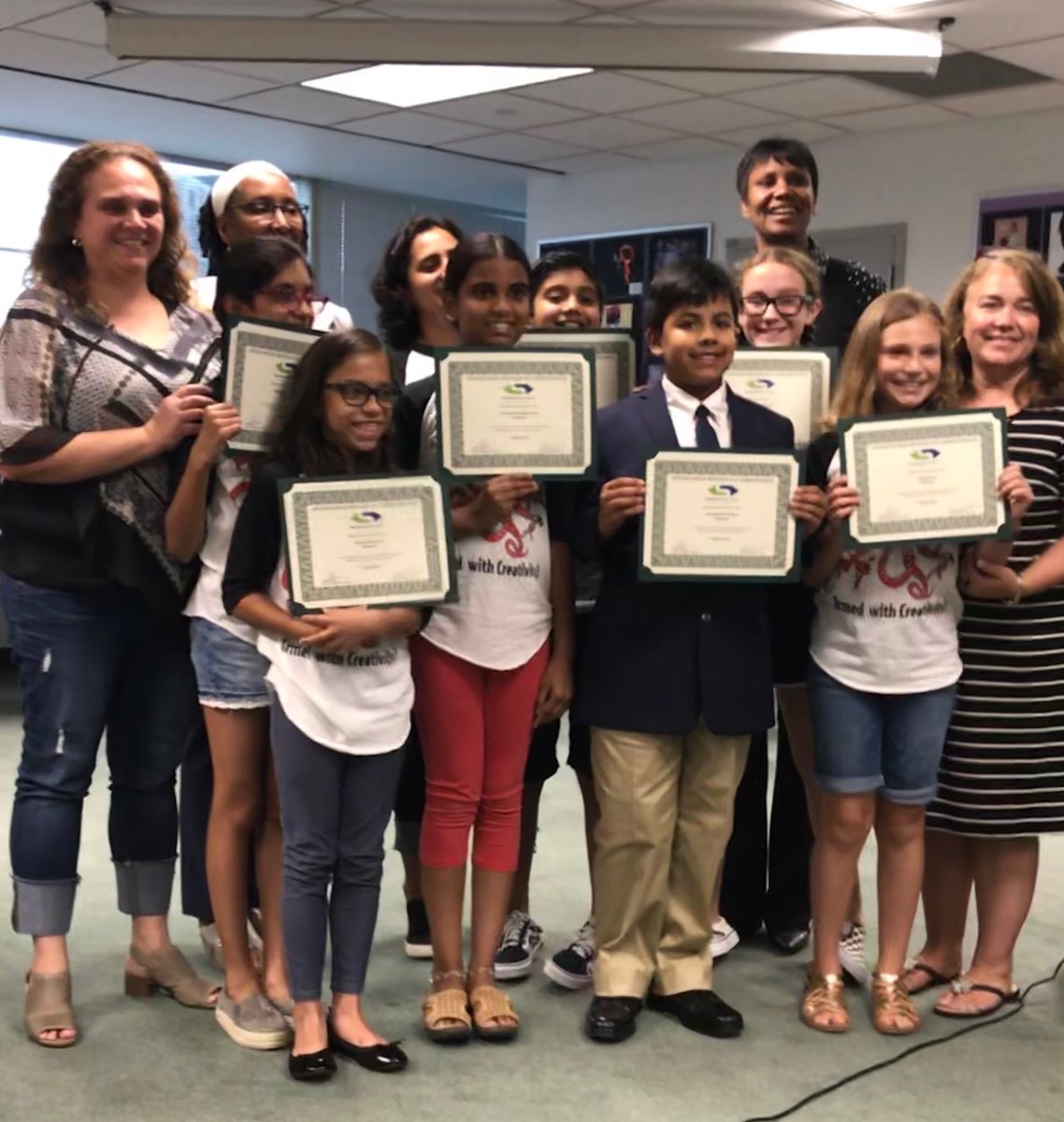 SPSSuper's tweet image. Toquam students recognized for  Odyssey of the Mind World Finals. #spsmind #spsinspire