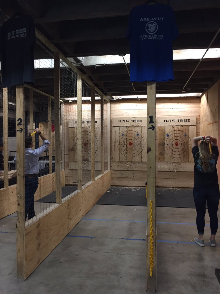 daanerikson's tweet image. #HBOmaha closing out the summer program with axe-throwing #HuschPuppies @HuschBlackwell