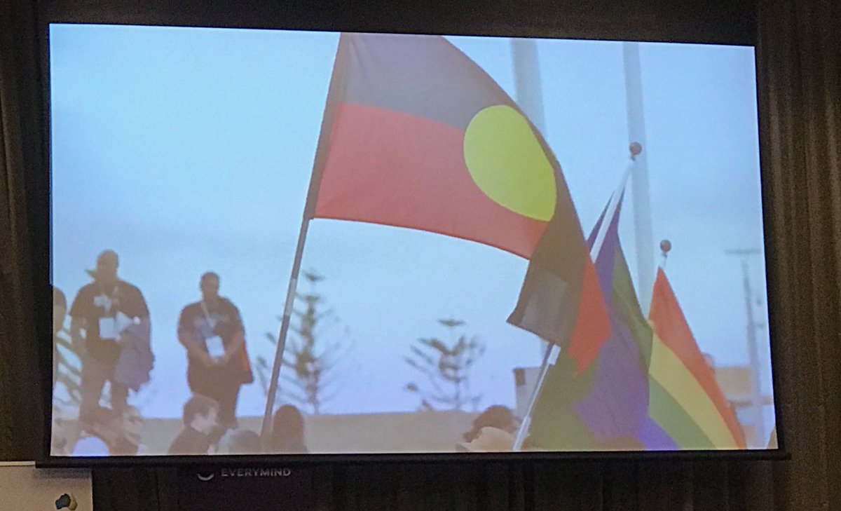 ⁦@LeilaniDarwin⁩ at #NSPC19 Plenary Session played #LoveandHope video and sought interactive info on Aboriginal and Torres Strait priorities in Suicide Prevention #Self-determination ⁦@cbpatsisp⁩ ⁦@ThomasBrideson⁩ ⁦@SuicidePrevAU⁩ ⁦⁦@UWAresearch⁩