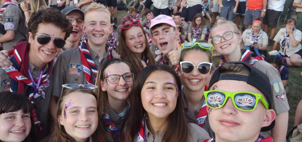 <a href="/Brownsea_Unit/">Brownsea Jamboree Unit, Dorset, UK Unit74, WSJ2019</a> ready for the opening ceremony.
#WSJ2019 #24WSJ #WorldScoutJamboree #Scouts