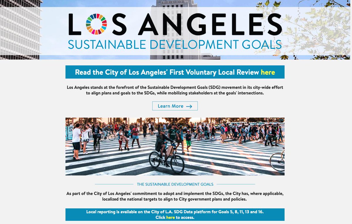 Cool page @MayorOfLA @ericgarcetti. It would be even cooler if there was a picture of @LACity instead of @santamonicacity. sdg.lamayor.org