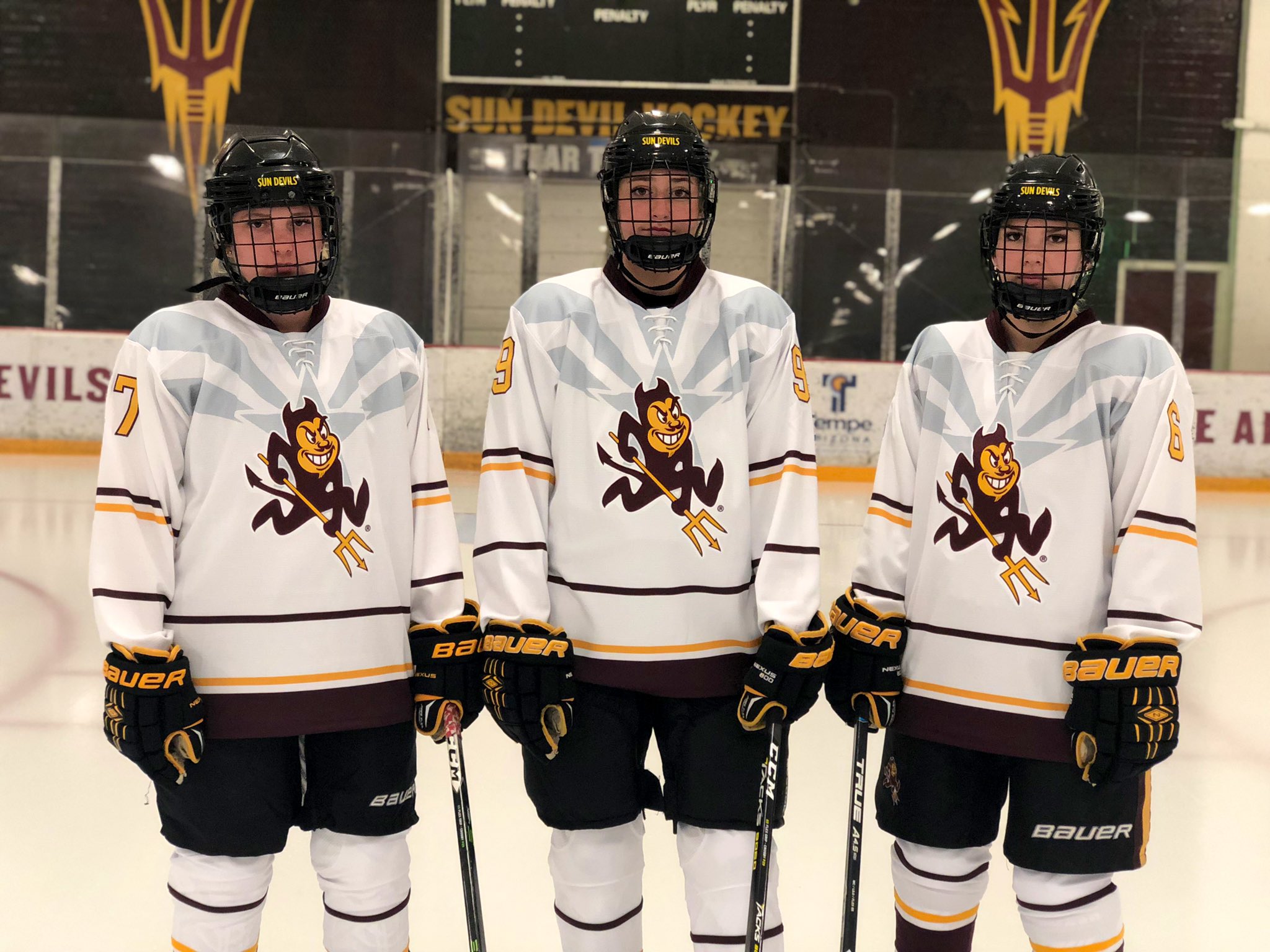 Arizona State University Sun Devils Hockey Jersey | Adidas | White | 54