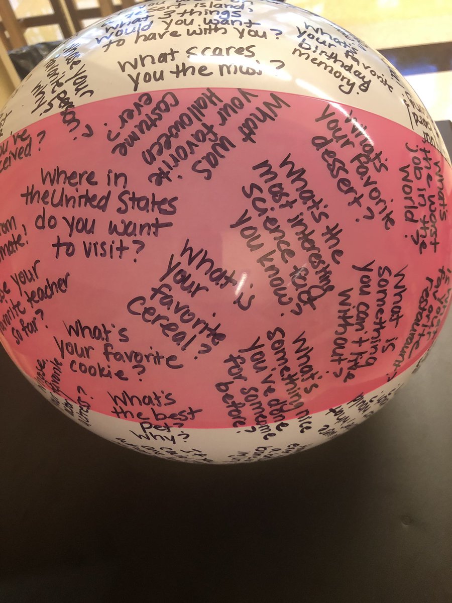 eStemDTJHS's tweet photo. Ms. Dawson found a fun way to get to know her students today. #BacktoeStem https://t.co/R3n6szKPwj