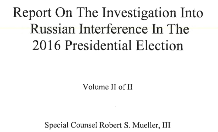 cyungmann's tweet image. Reading the Mueller Report tonight.  Better just-in-time than never!  bit.ly/30O07lW  #MuellerReport #ReadTheMuellerReport #GettingReadyForTomorrow
