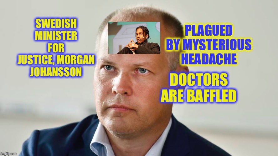 JensGanman's tweet photo. ...and so now, as Trump has put in good word for ASAP Rocky, Swedish prosecutor CAN’T release him. Because that would make Trump look good in front of black people. And that. Just. Cannot. Happen. https://t.co/E6Qz4Dj9lr