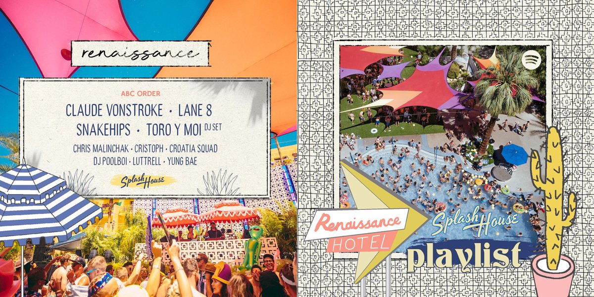 August Forecast @renpalmsprings is showing heavy showers of house with a chance of funk 💦
Get down to our playlist 🎶 bit.ly/RenPlaylist19 🎶