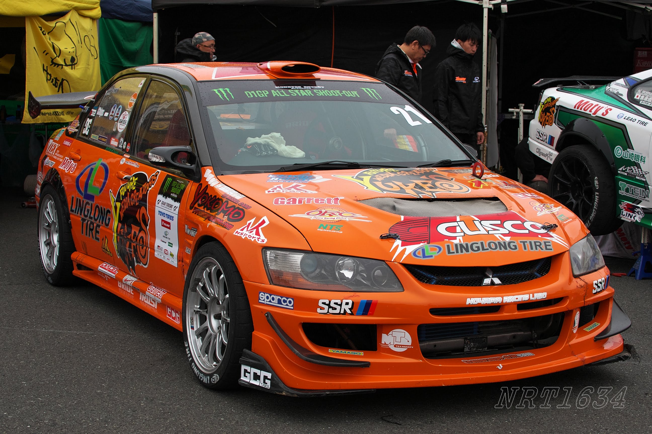 年末のプロモーション 3台セット】D1 Yuke's ランサーエボリューションIX ながく ORANGE ホビーラジコン
