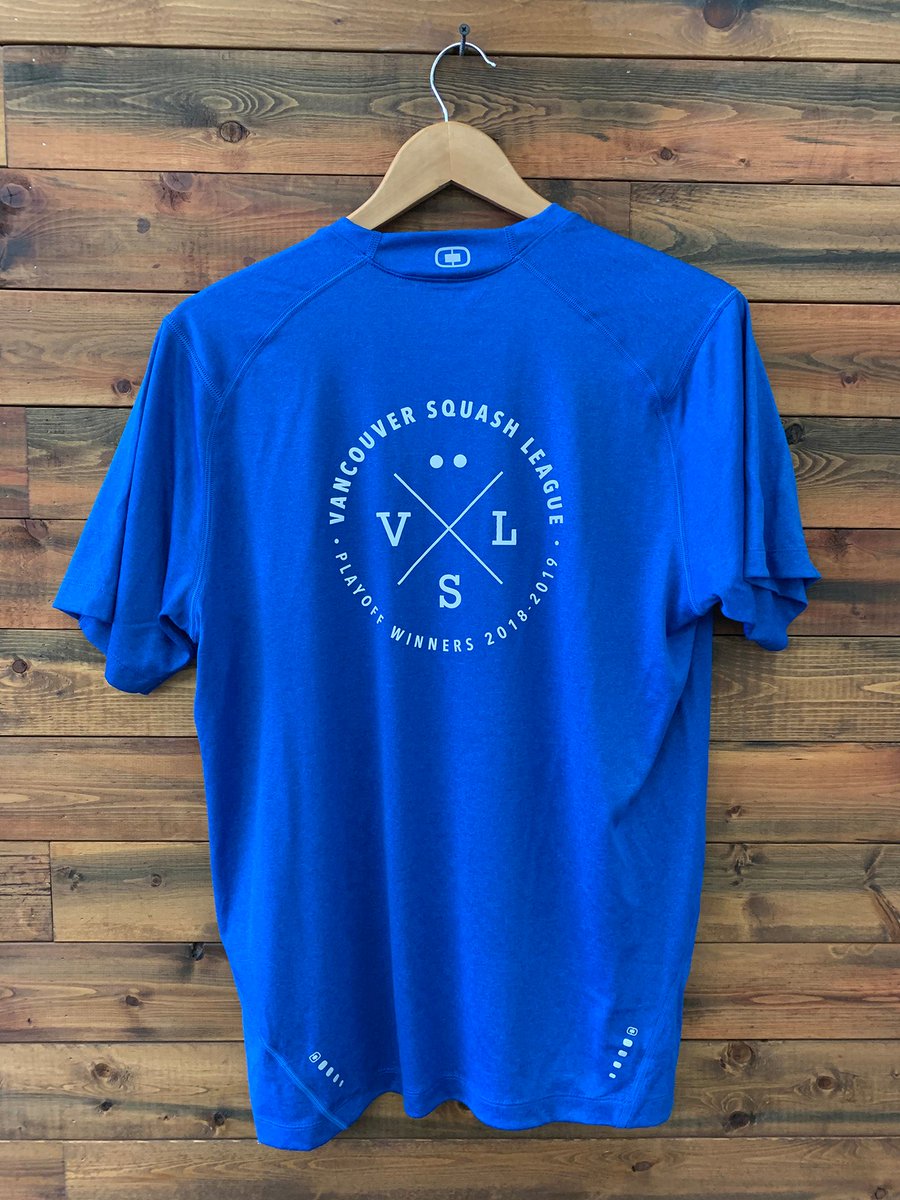 promo_sapien's tweet photo. We've been producing swag for the season and playoff winners of the VSL for years but this year's prizes look particularly impressive!
What colour did your team choose?
#yvrbranding #promosapien #teamshirts #customprizes #VSL #squashshirts #customsilkscreening https://t.co/rGHKPe7brf