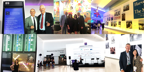 wspusa's tweet photo. #WSPUSA was thrilled to join sponsor partners and @flySFO personnel and local officials at a preview of the new #HarveyMilkTerminal1 Boarding Area B for the opening today! WSP is part of the T1 Cubed JV providing project/construction management and #design management support. https://t.co/Ts18AbSjwg