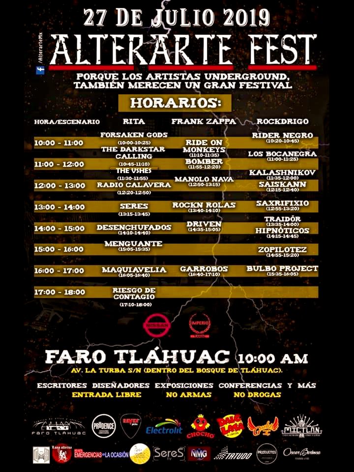 Seguimos festejando 28
#Aniversario 
<a href="/RiesgodContagio/">Riesgo de Contagio</a> en #AlterarteFest 
A las 17:00 horas
<a href="/farotlahuac/">FARO Tláhuac</a>