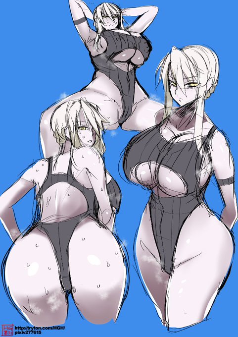 本日の画像:夏が来たから水着貼る 
ハイレグの槍オルタ

乳上はルルハワにいます。ゼッタイ

水着画がないので急いで描きました。
新刊槍オルタ本だしナ

#夏が来たから水着貼る 