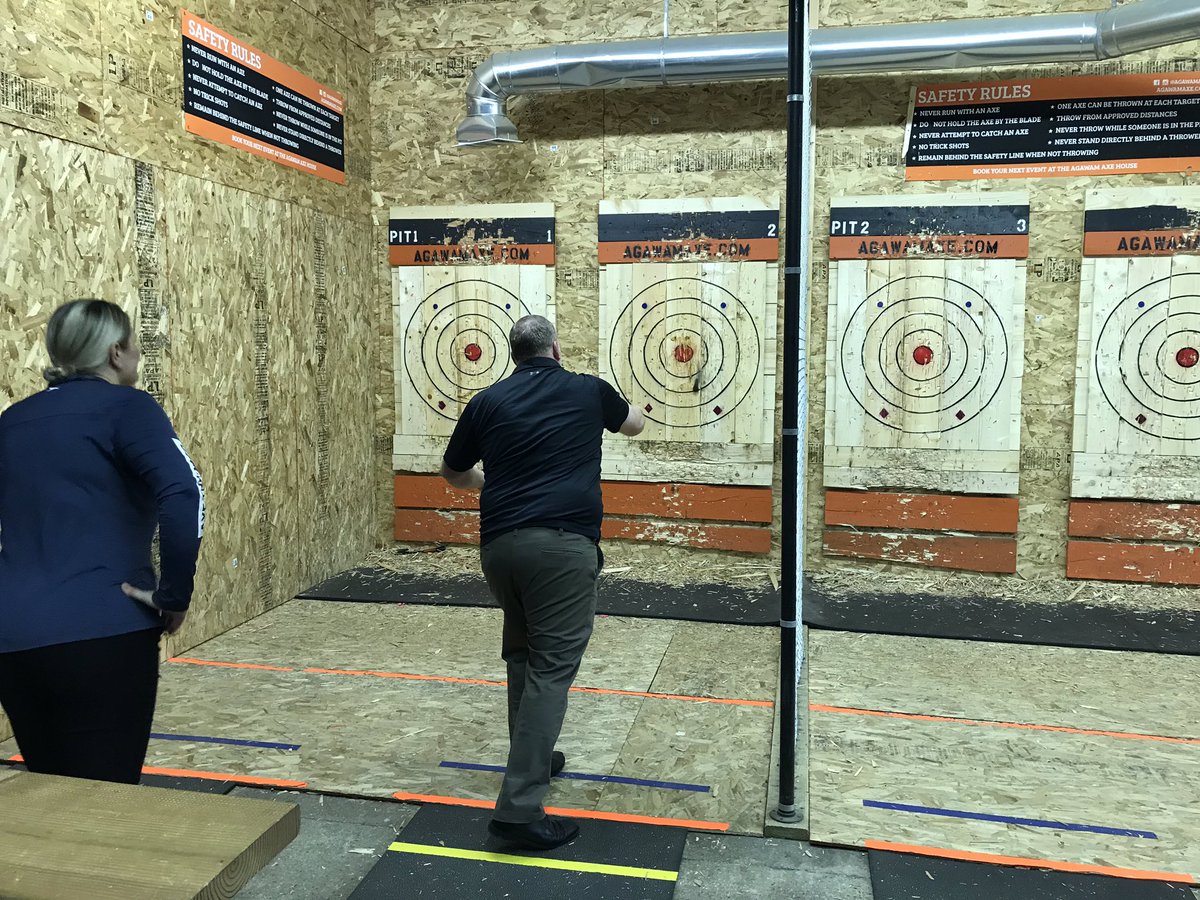 #D237 Team building <a href="/AgawamAxe/">Agawam Axe House</a> . Great fun with some serious competition!!!! Thank you <a href="/HomeDepot/">The Home Depot</a> for this amazing opportunity to Gel with a incredible Team. #NEProud  <a href="/marantes1/">Marcelo Arantes</a> <a href="/whipplenh/">Donna Whipple</a> <a href="/Darren1216/">Darren Donovan</a> <a href="/HomeDepot3408/">Home Depot Claremont</a> <a href="/JasonArigoni/">Jason Arigoni</a>