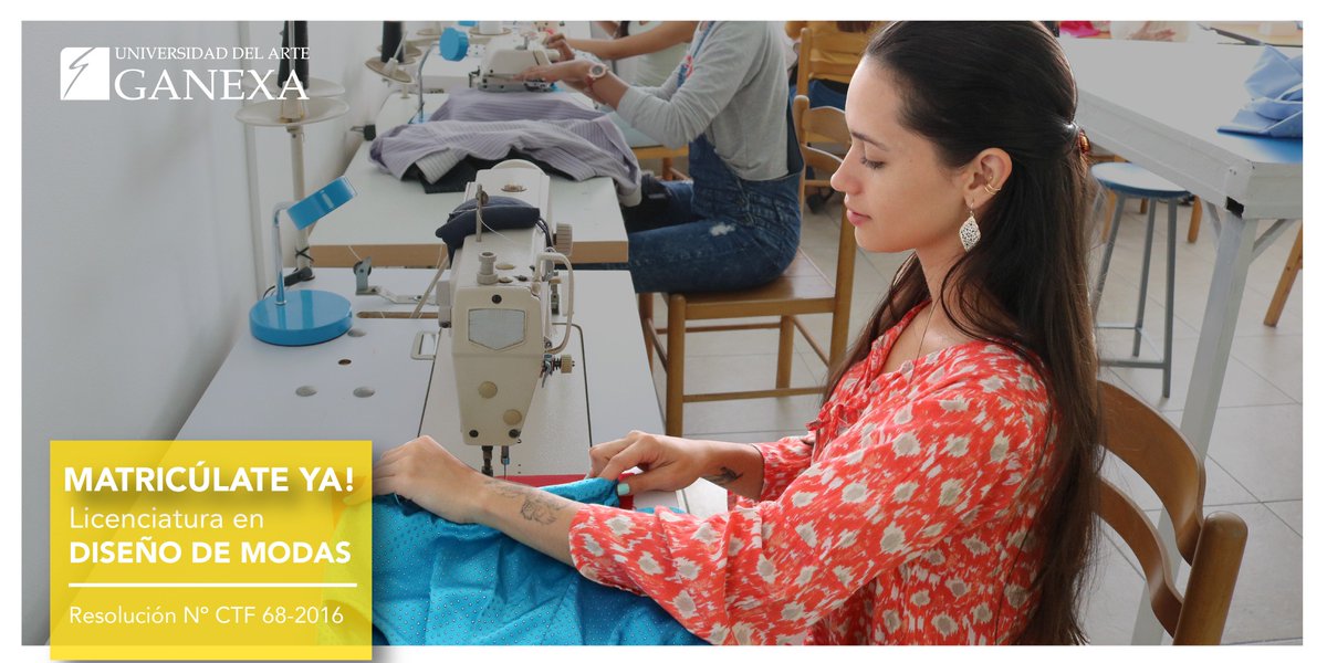 Desarróllate como profesional en Diseño de Modas inscribiéndote en nuestra Licenciatura.
Más información: 
223-9140 / 264-3961/264-6949
info@ganexa.edu.pa
ganexa.edu.pa