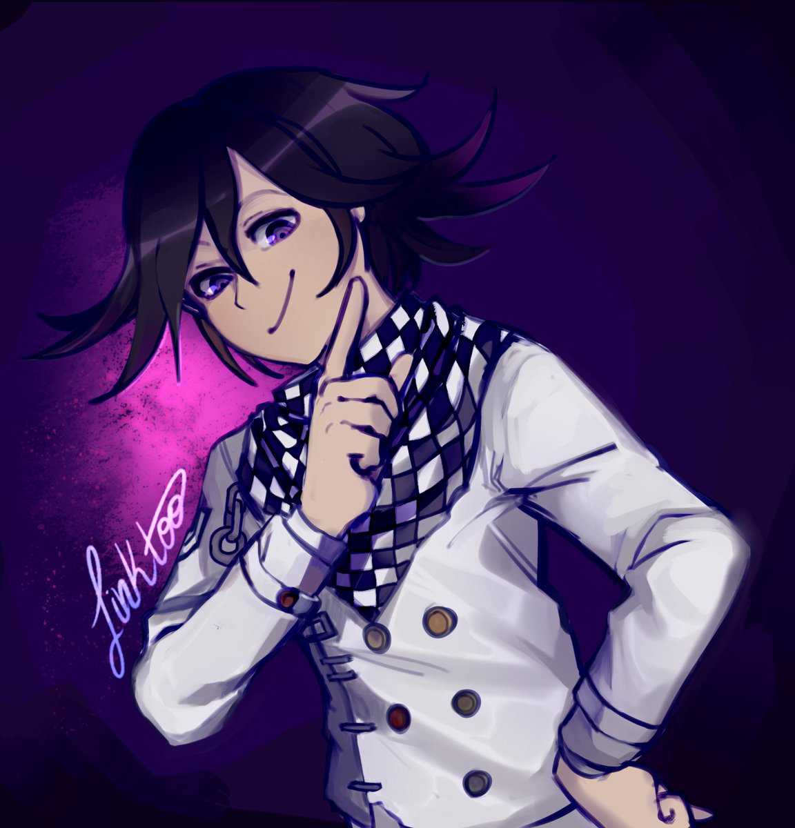 me, arriving several years late to the danganronpa fandom with nothing new to offer for character analysis: "kokichi is my favourite character"

#danganronpa #danganronpav3 