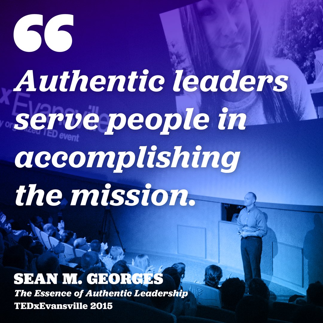 Authentic leadership is rooted in servant leadership!

Check out this uplifting talk #FromTheArchives from the 1st TEDxEvansville in 2015, by Eville community leader Sean M. Georges:

tedxevansville.com/talks/the-esse…

#Evansville #TEDxEvansville
