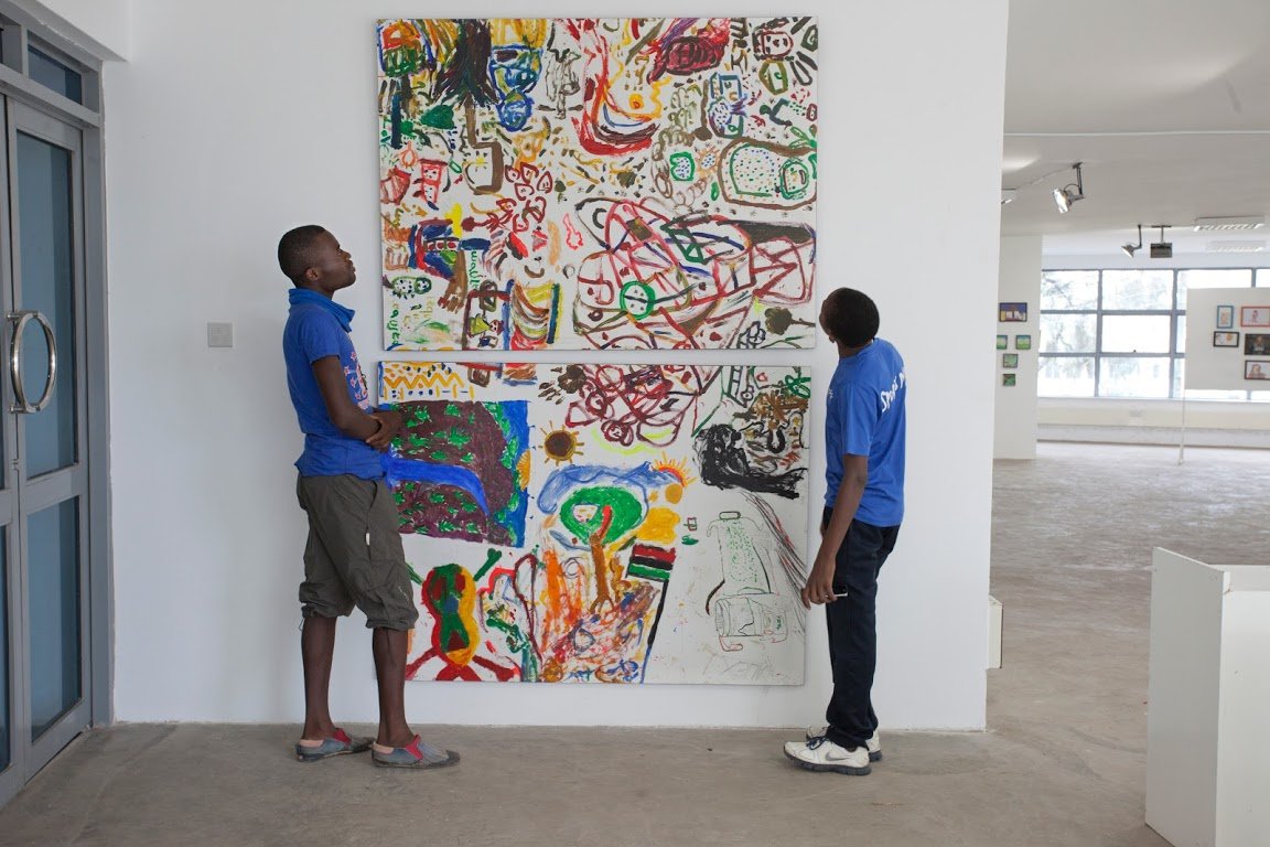 BTOAustralia's tweet photo. In Kenya our partners Alfajiri, provide a centre for children living on the street, with grass and trees, a playing field, basketball court, dining hall, computer room and art space. It's a respite from the polluted streets of Nairobi and an opportunity to showcase their talents! https://t.co/BTstymlrcd