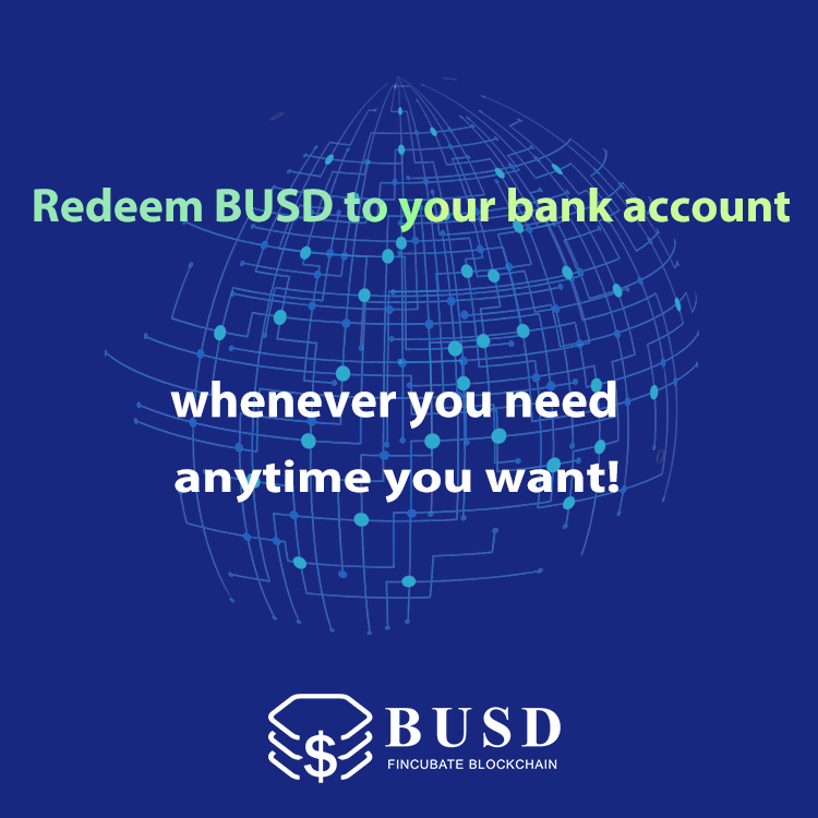 BUSD aims complete adoption and this starts with having control to your assets, whether you want it in fiat or crypto, as your needs prefer. 

#CryptoAdoption #CryptoRevolution #BUSD #BeTreasury #Stablecoin #Blockchain #FinTech