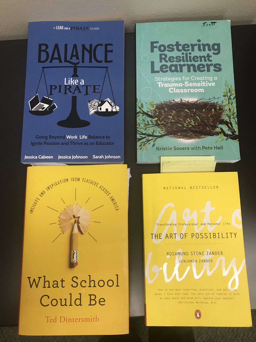 scottafoster's tweet photo. Summer reading and my own PD has been great! Thanks: @PrincipalJ @SarahSajohnson @educationhall @KristinKsouers @dintersmith #strongPLN #PLC #lifelonglearning https://t.co/qVSR9Bc9oN