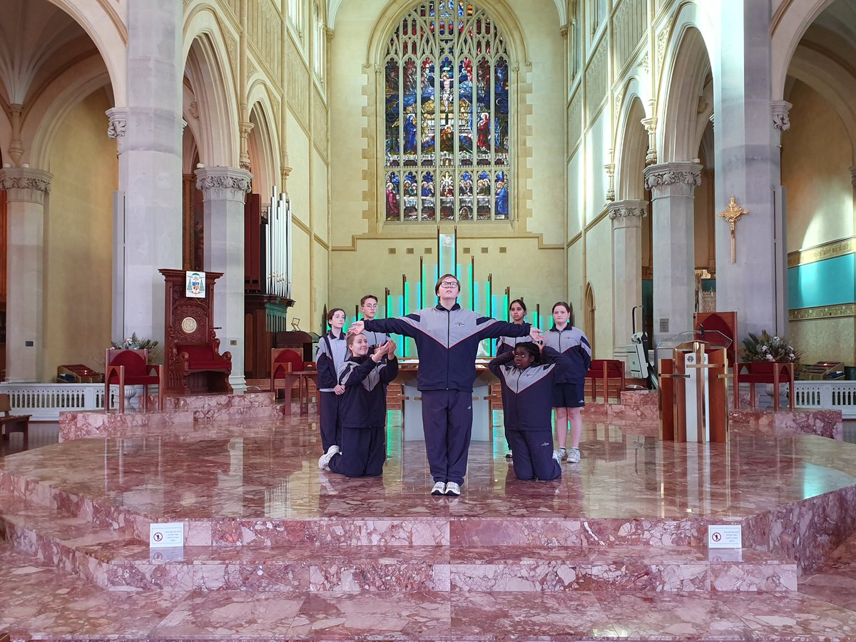 McRaeChris's tweet image. Rehearsals for tomorrow's Catholic Performing Arts Festival Opening Mass. Privileged to be presenting the Dramatisation of the Gospel #HCCEllenbrook #CPAF