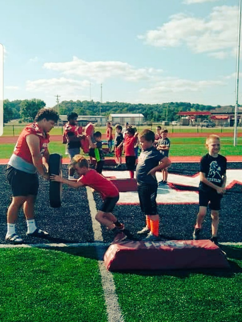 So proud of the leadership values McDonald County football instills in our athletes! #MakingTheMan #youthfootballcamp