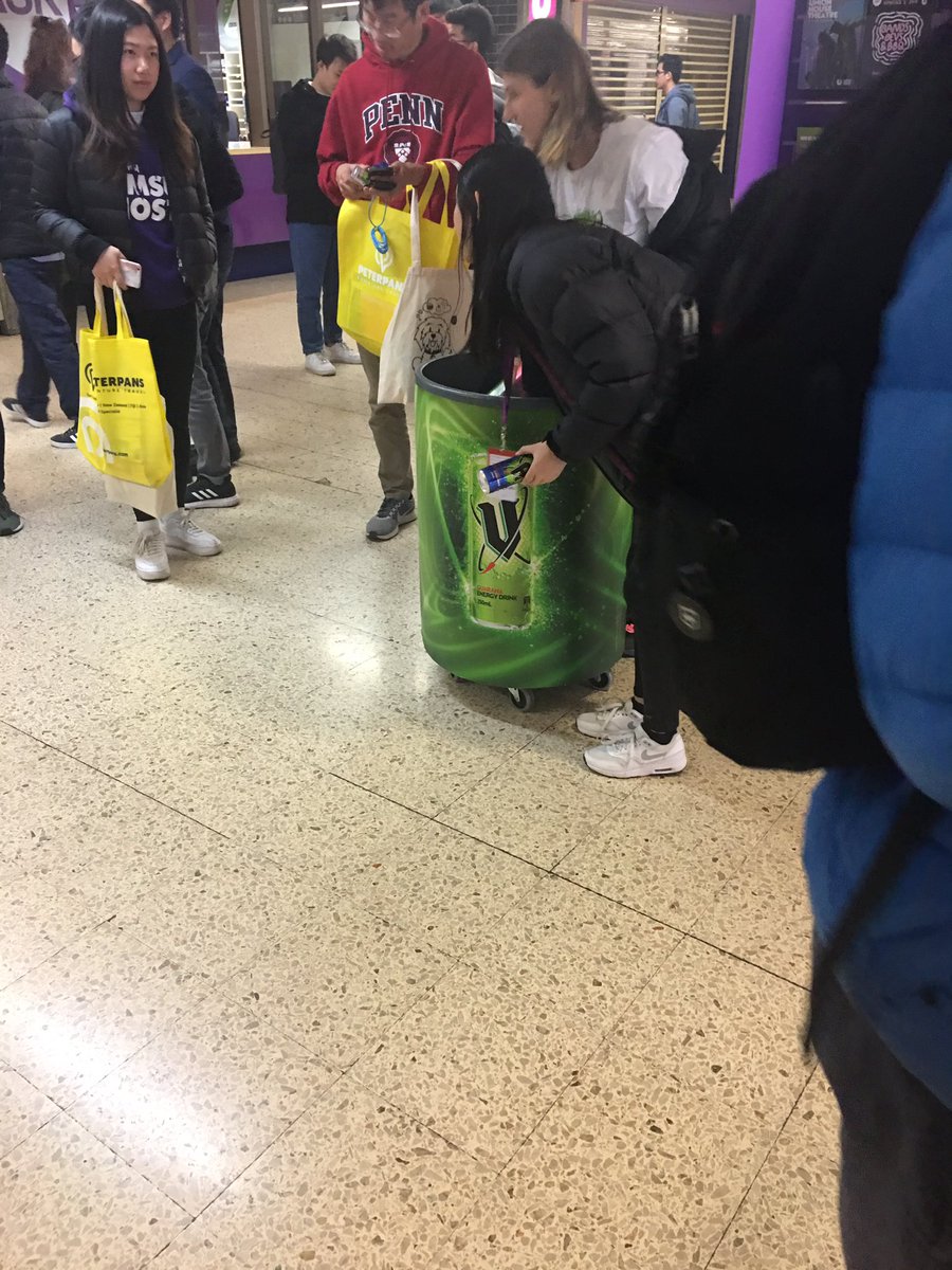 Ah but wait there’s more! Also handing out sugar laden energy drinks as the uni is trialling healthier vending machines. THIS is why we need proper campus food policies