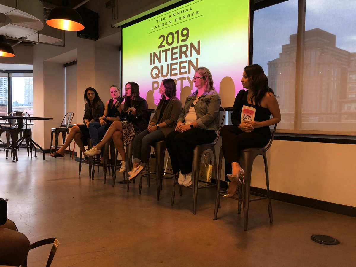 Attended 2019 <a href="/InternQueen/">Lauren Berger</a> Party in Boston this evening! Thank you <a href="/celtics/">Boston Celtics</a> <a href="/dunkindonuts/">Dunkin'</a> <a href="/Arnoldworldwide/">arnoldworldwide</a> <a href="/PUMA/">PUMA</a> &amp; <a href="/WeWork/">WeWork</a> for speaking to us! Special shoutout to Lauren for putting this together. #internqueen #iqparty