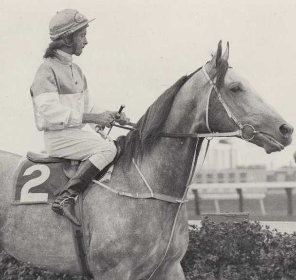 tonykneebone's tweet image. This week's blast from the past. Name the jockey. Last week's answer was Alf Matthews @jockeya @JockeysTrust @JockeysAssoc