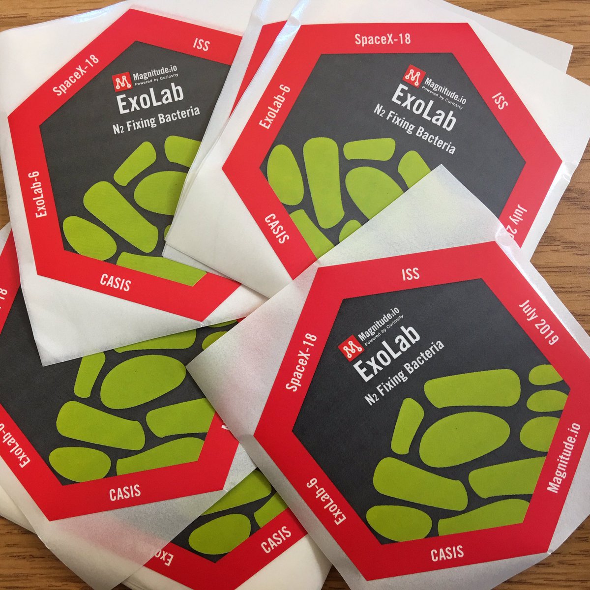 magnitudeio's tweet photo. The new official #Magnitudeio #ExoLab stickers are here. Email us if you want a few of them. https://t.co/hFY4IWoqTq