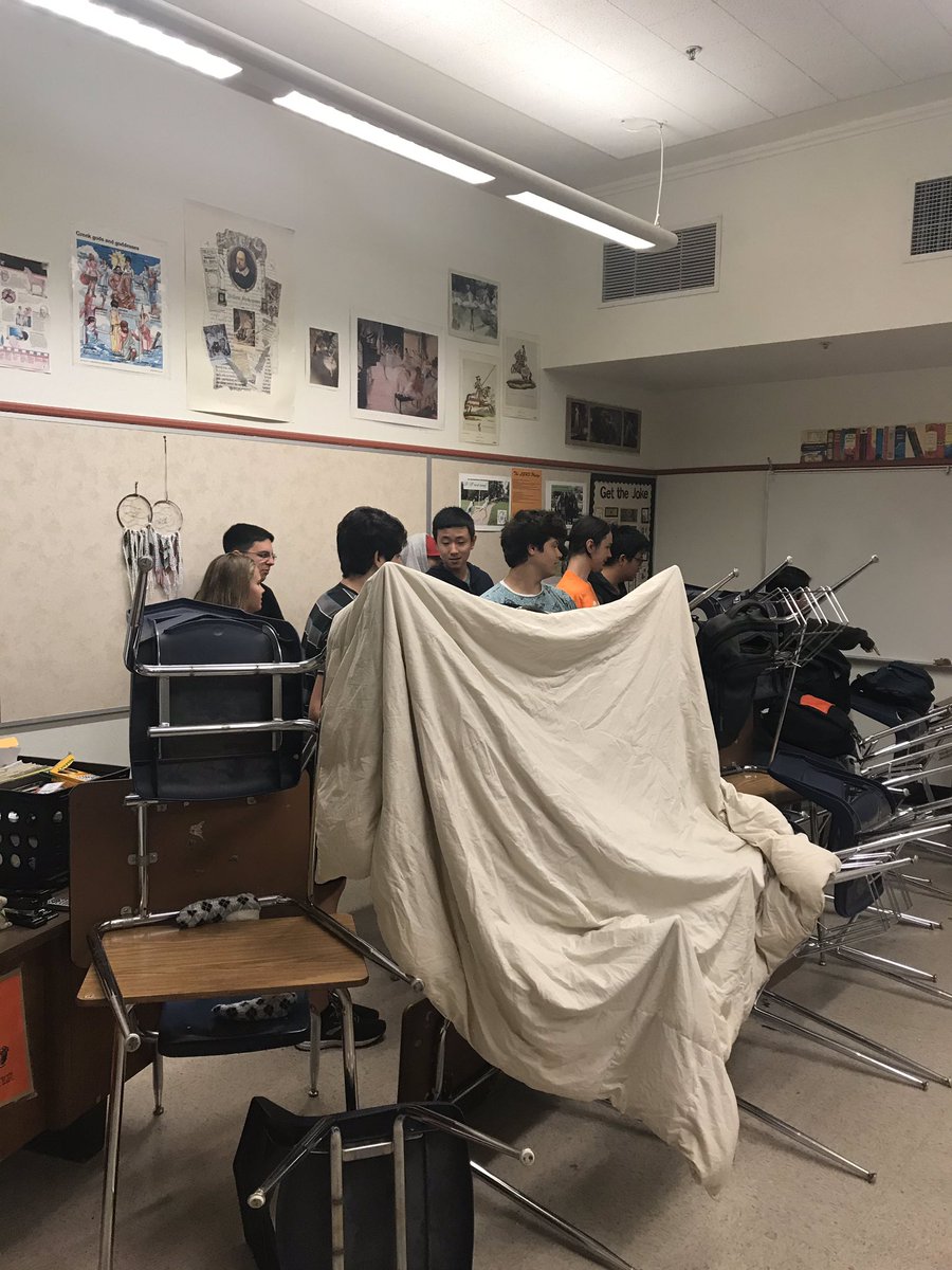 TorrensMr's tweet photo. World War I Sock War!  Summer School .... learning at LGHS and SHS https://t.co/SBR1IEJHjp