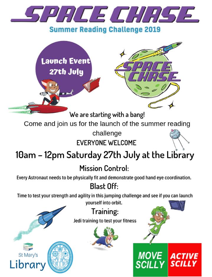 StMarys_Library's tweet photo. StMarys Library is starting their reading challenge on July 27th from 10am.
From 10-12 on that day we have some fun astronaut/Jedi training activities with Jedi Herbie &amp; Jedi Susie. https://t.co/rROB8Ed2yM