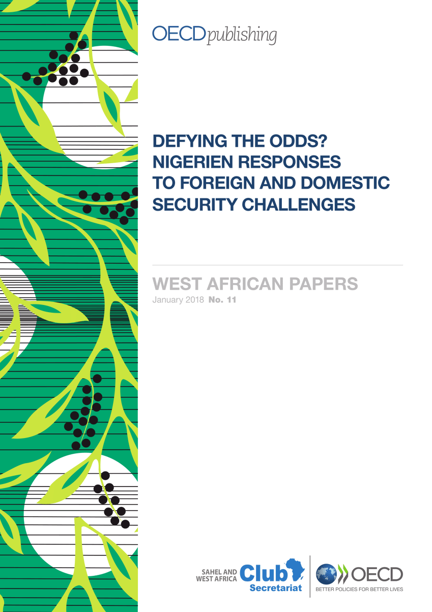 SarahLawan's tweet photo. #SummerThread (re)discovering @SWAC_OECD #NotesOuestAf #WestAfricanPapers
"Defying the odds? Nigerien responses to foreign and domestic security challenges" by @elischerafrica >>> https://t.co/vBZcYwVLOn
#Niger #jihadism #Sahel #security #WestAfrica 1/... https://t.co/WTDI9tJ3K0