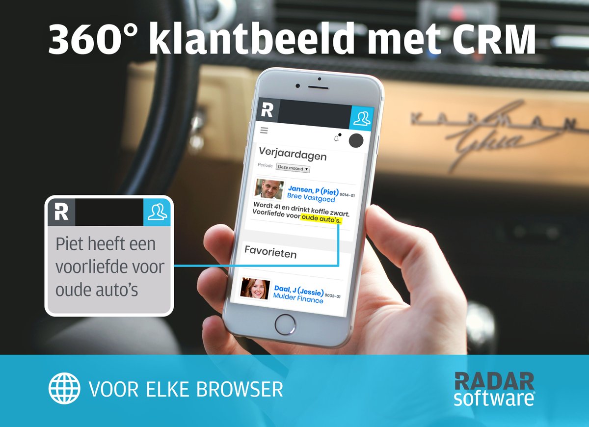 radarsoftware's tweet image. Aandacht maakt alles mooier. Ken je klant, 360 graden klantbeeld met @radarsoftware