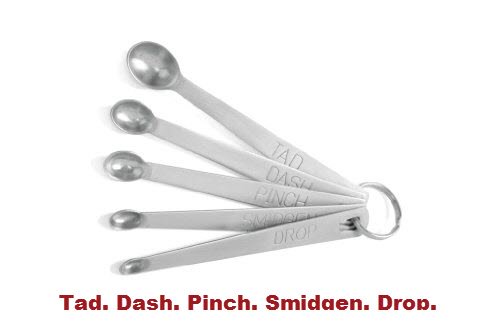 Ever tried a recipe that asks for a tad, dash, pinch, smidgen or a drop? Did that leave you scratching your head? amzn.to/2khj8fE