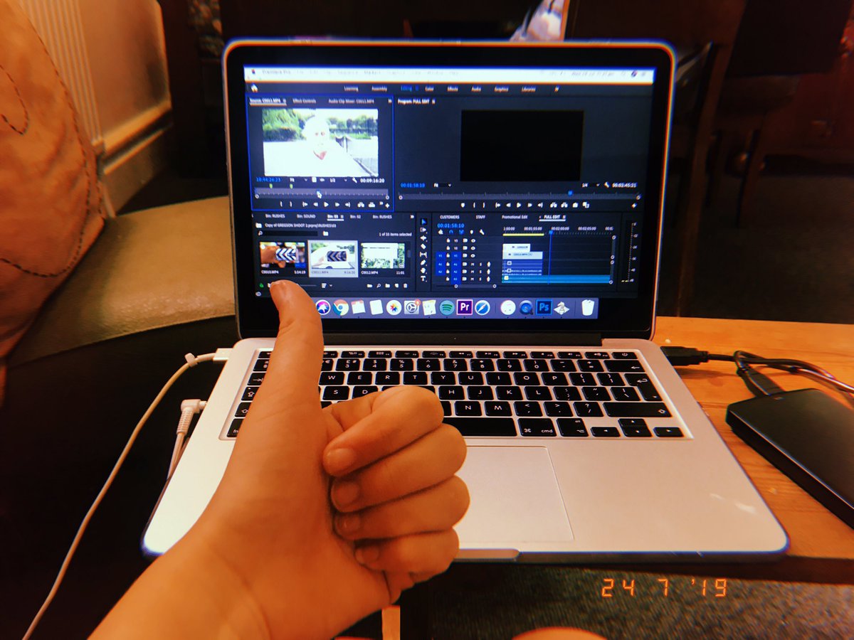 Editing day today, going over some footage for the  <a href="/gregsoncentre/">Gregson Centre</a> ‼️