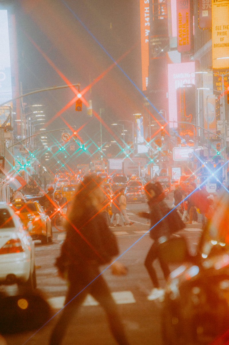 Times Square at night ✨✨✨