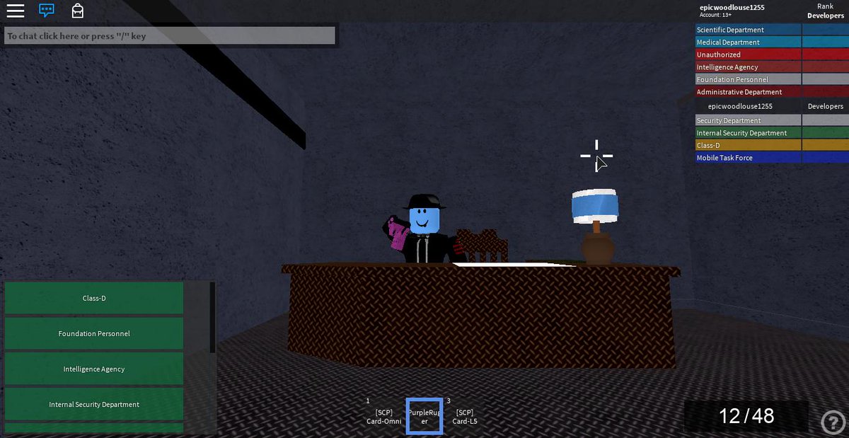 Roblox SCP:F roleplay official (@ScpRoleplay) / X