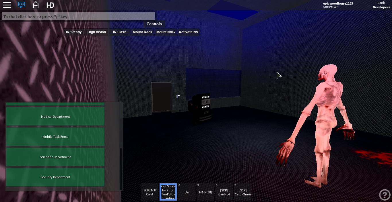 TRY TO KILL SCP 096 WITH (ADMIN OR GEAR) - Roblox