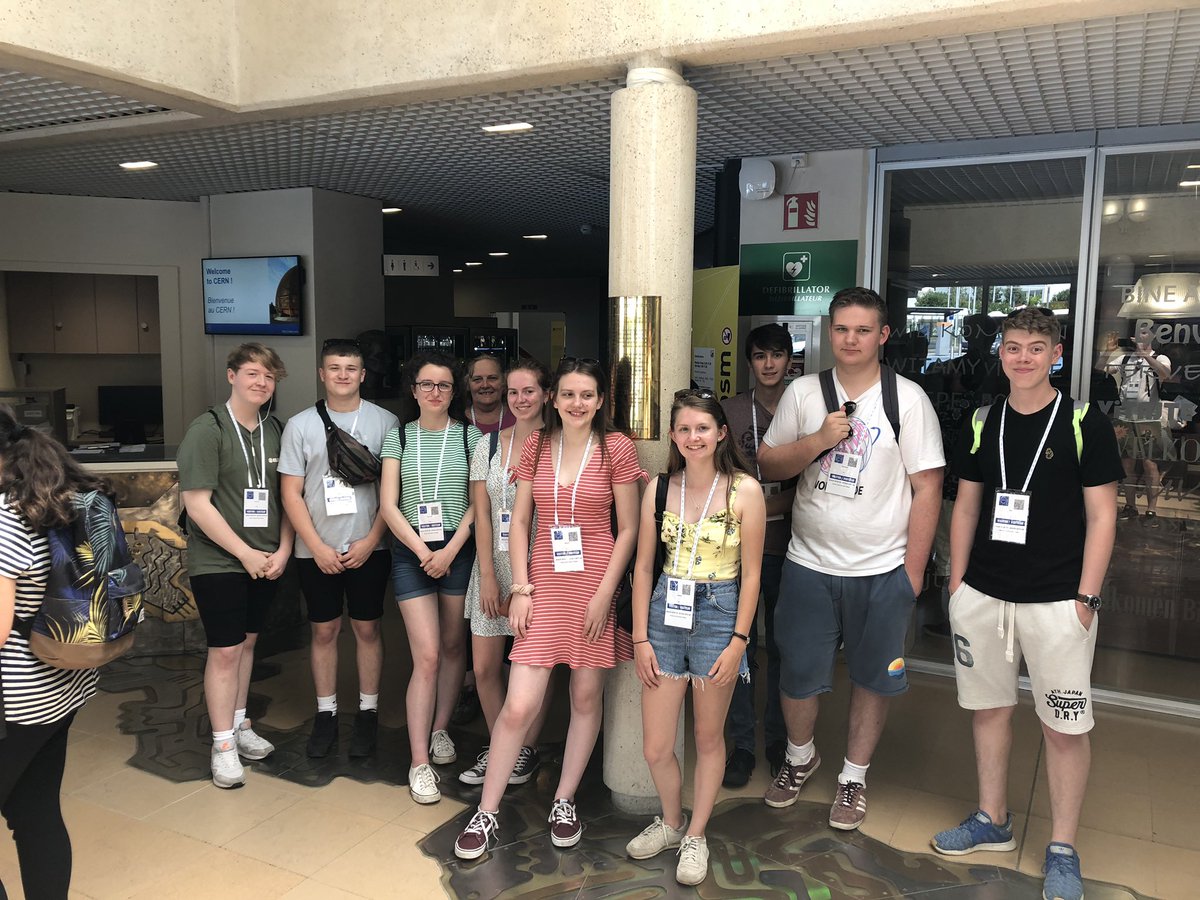 MrTJ_HGSC's tweet photo. Excellent #CERN2019 trip with a great bunch of @HeanorGateSC students. Did themselves and the school proud. Thank you to @AdaptableTravel for all the organisation and to @CERN for the guided tour. #Aspire #Physics #RyanTime https://t.co/BRXUCgMrhK