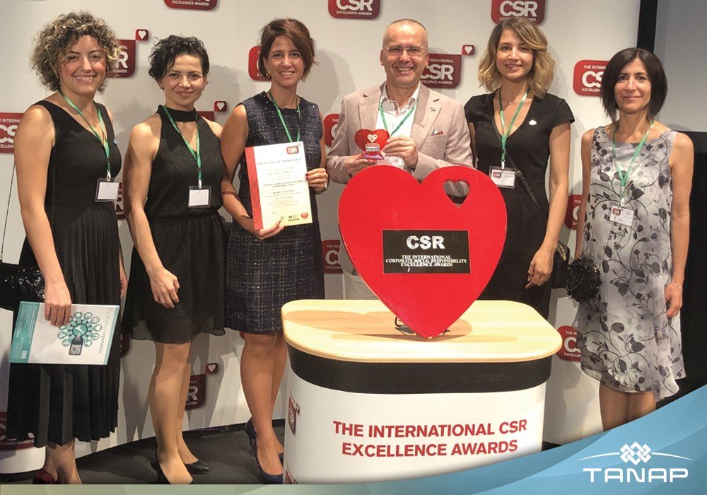 tanapofficial's tweet photo. TANAP received the International CSR Excellence Award in the Category of “Sustainability”

TANAP, “Sürdürülebilirlik” Alanında Uluslararası Kurumsal Sosyal Sorumluluk Ödülü’nü Aldı

https://t.co/KBgyZiezEb https://t.co/iBY6eAnwLI