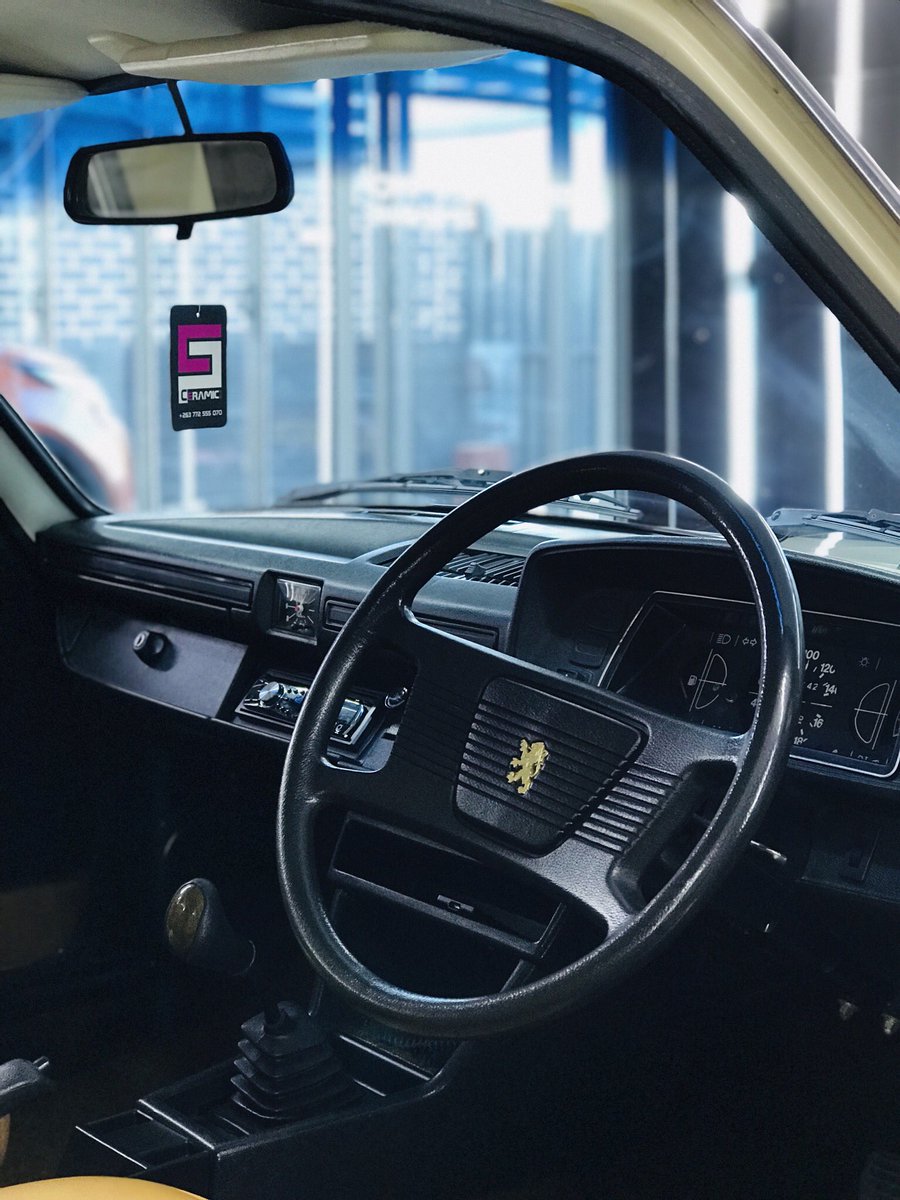 Throwing it back with the 1983 Peugeot 504 GR that got a Bronze Package from us. This coating protects against light scratching, provides a beautiful glossy finish with a 2 year warranty. Aprotective layer is added to other areas including windshield and wheels.#ceramicprozim🇿🇼
