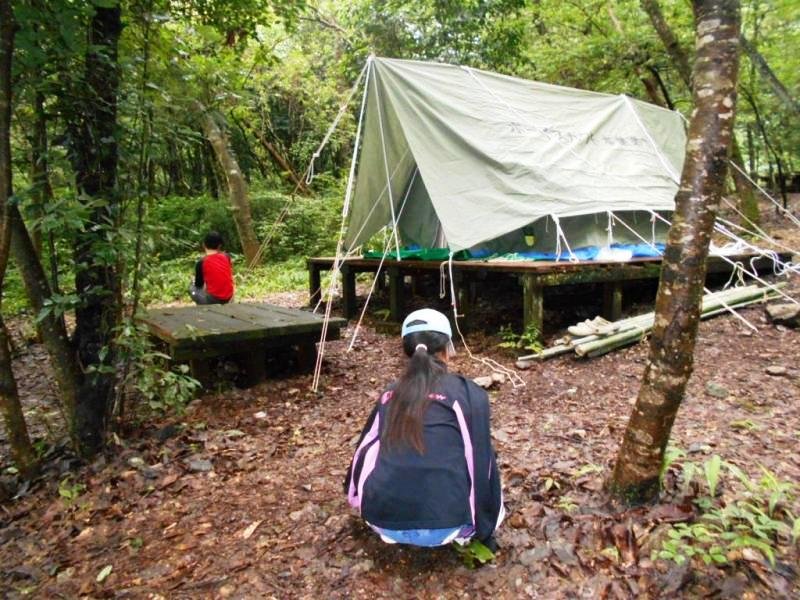 Cancelo A型テント設営 No Twitter