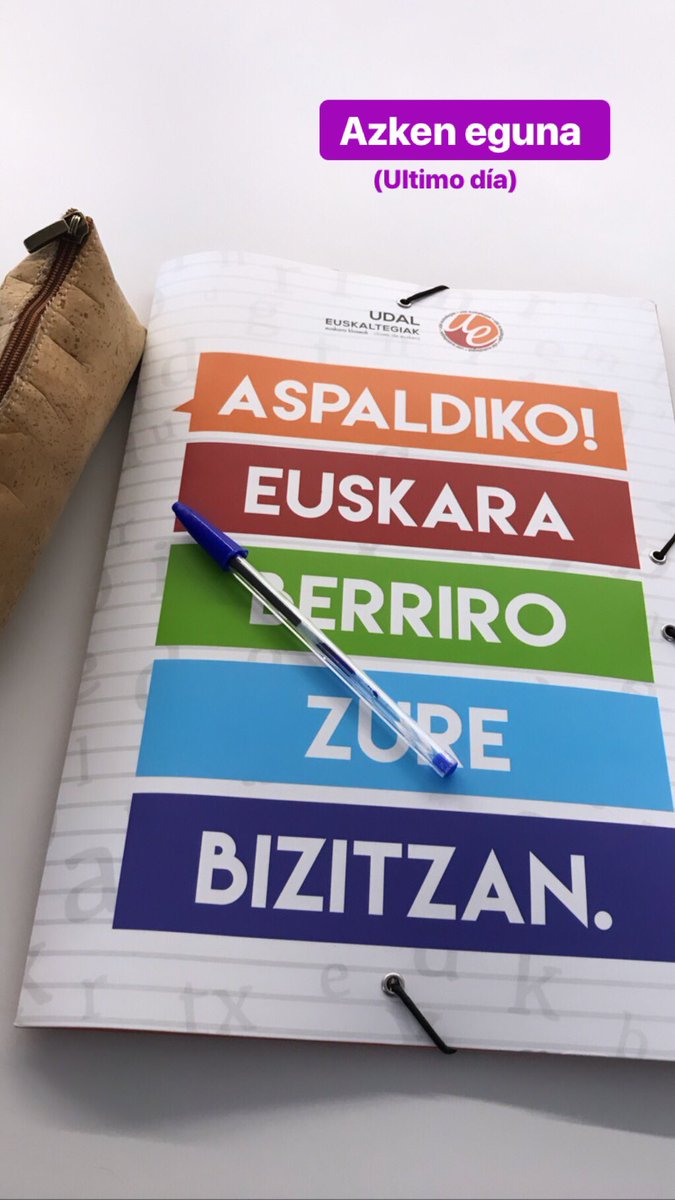 Oh_MySister's tweet photo. Último día!!! 📝 Azken eguna!!! @GetxoUdala #euskaltegia https://t.co/ZKz8YCtYIr
