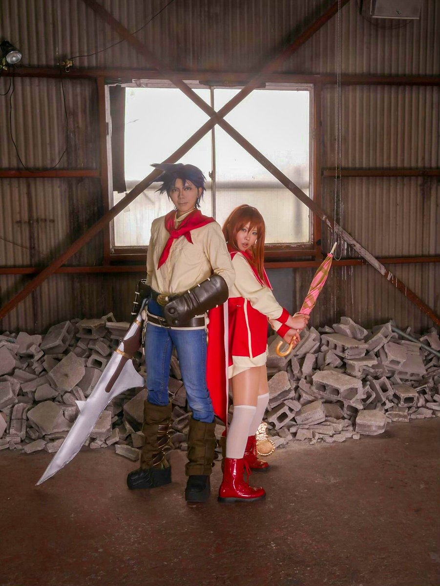 Uzivatel 故 Na Twitteru Cosplay Wild Arms 2nd Ignition ワイルドアームズ2パーティー合わせの集合以外の画像です ブラッドとも2ショット撮りたかった 無念だ リルカ きのこさん Piyopiyo Pi アシュレー ゆえ Photo ジュン1さん Tougejun1