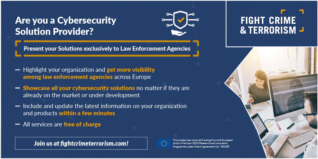 FLPractitioners's tweet photo. 🗣️🗣️Join #fightcrimeterrorism, platform developed within our #TAKEDOWN @EU_H2020 🇪🇺🇪🇺Project , and help #Law #Enforcement #Agencies fight #organized crime #terrorism and #violent #radicalization through #cyber #technology 👇🏽👇🏽

https://t.co/u20b9sHUDy https://t.co/TzsRGSFbh5