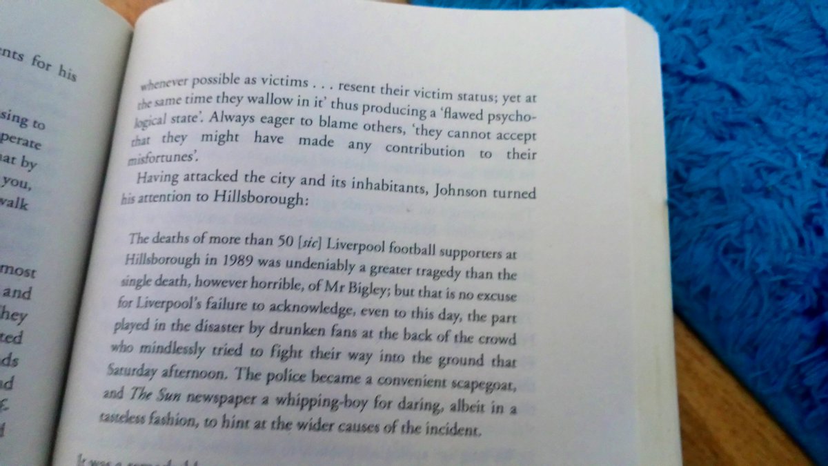 Lots of things in Boris' closet get conveniently forgotten when people talk about his sense of humour and floppy hair.

Here's a reminder of what he said about Hillsborough in 2004.