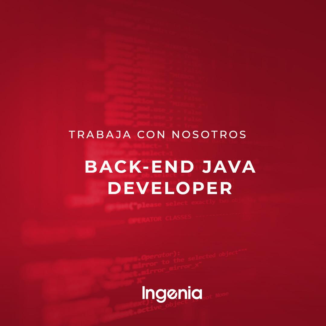 Ingenia_es's tweet image. Buscamos #BackEnd Java Developer 👩👱 ¿Quieres unirte a nuestro equipo? 👉 ow.ly/MRqP50v0GAb #ProgramadorJava #BackEnd #OfertaDeEmpleo #Trabajo
